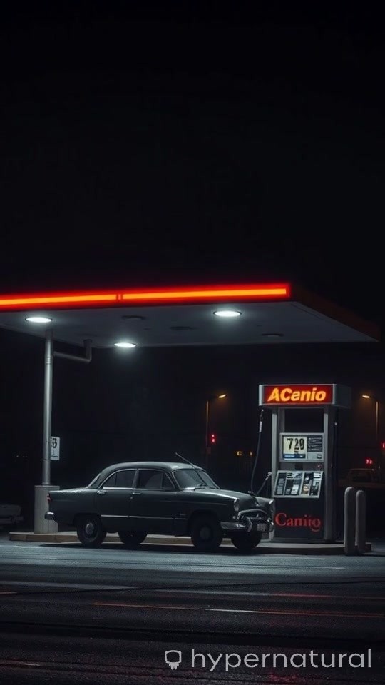Ghost in the Empty Car: A Haunting Encounter at the Pump