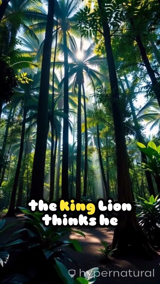 The Lion's Hilarious Tail Trouble