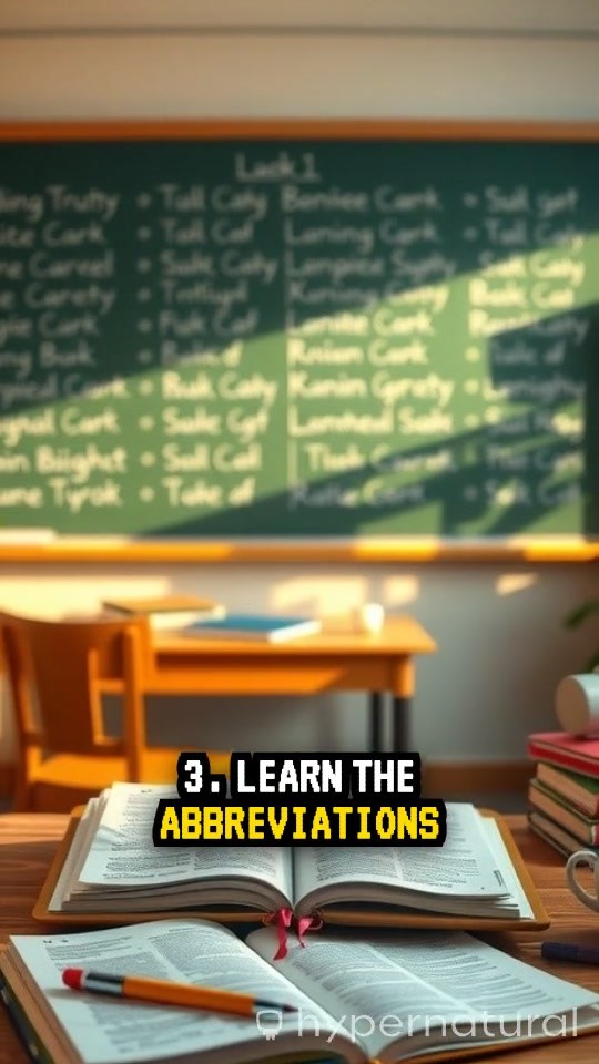 Understanding Abbreviations in Definitions