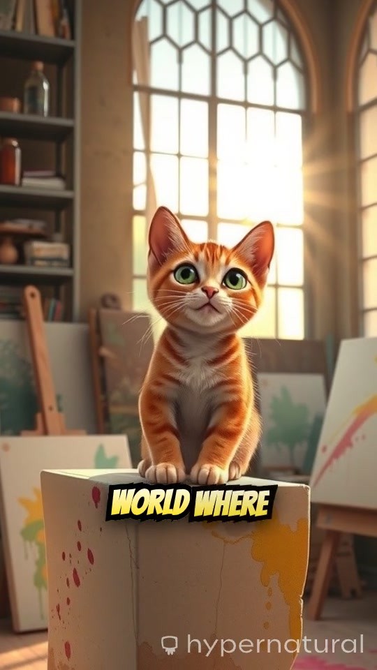 The Artistic Adventures of Cleo the Cat