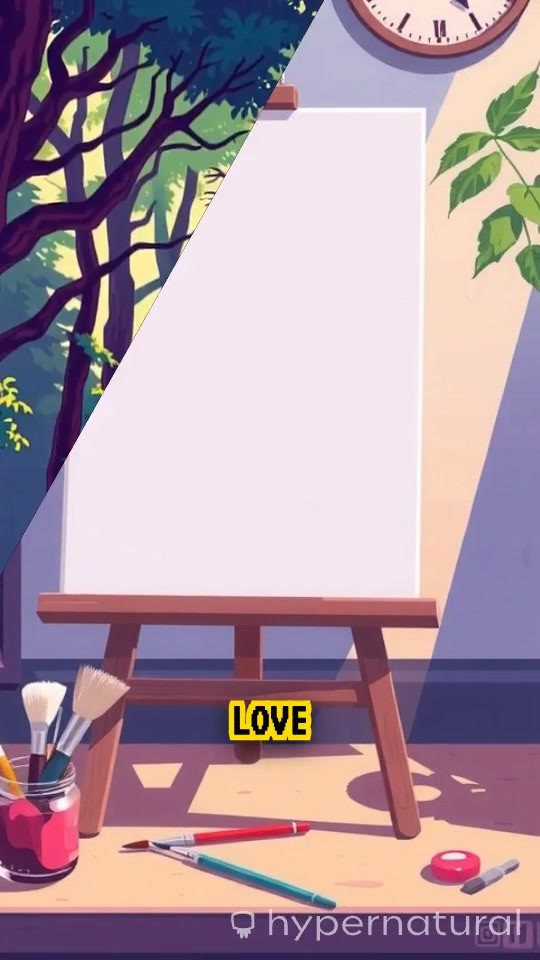 A Canvas of Love: The Time Lapse of a Man's Heart Evolution