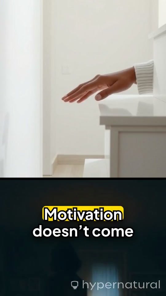 Action Before Motivation: Take One Small Step