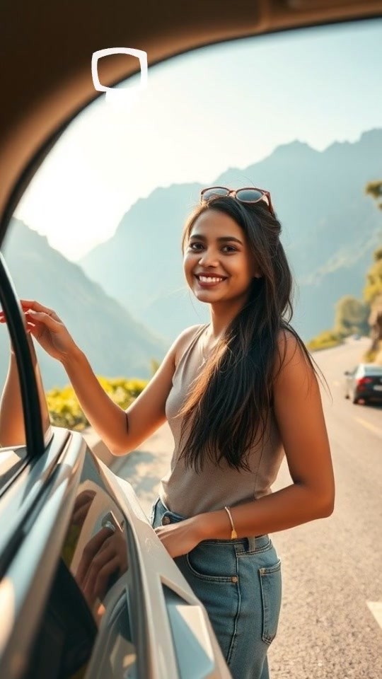 Friends' Evening at the Indian Temple by the Sea