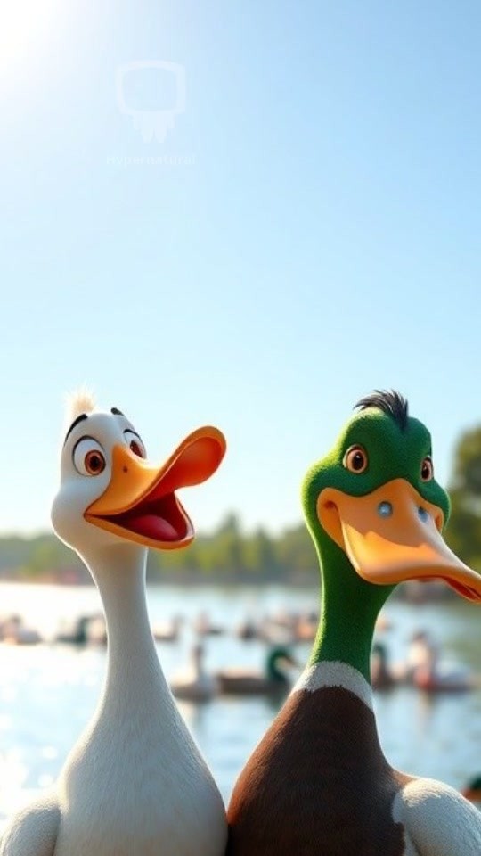 Duck Family's Weekly Laundry Adventure!