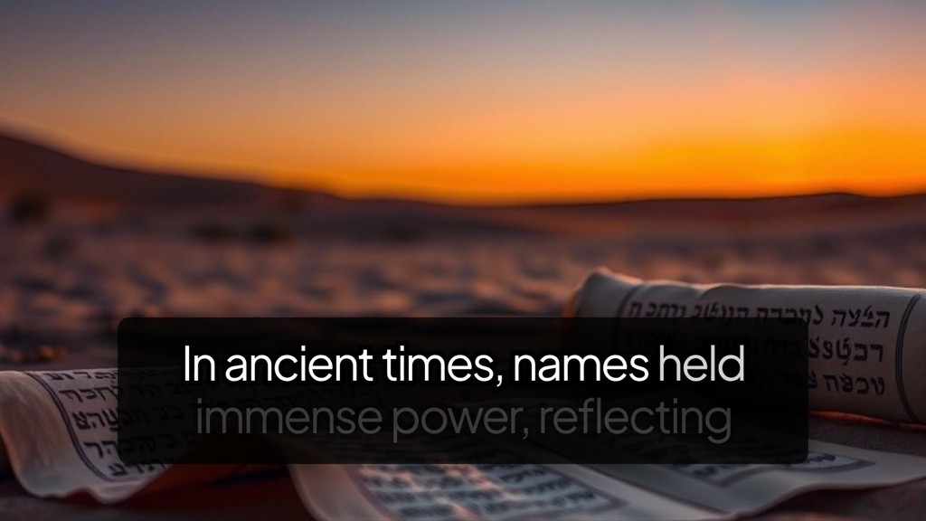 God Changes Names: A Divine Transformation