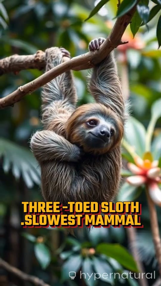 Three-Toed Sloth: The Slowest Mammal on Earth