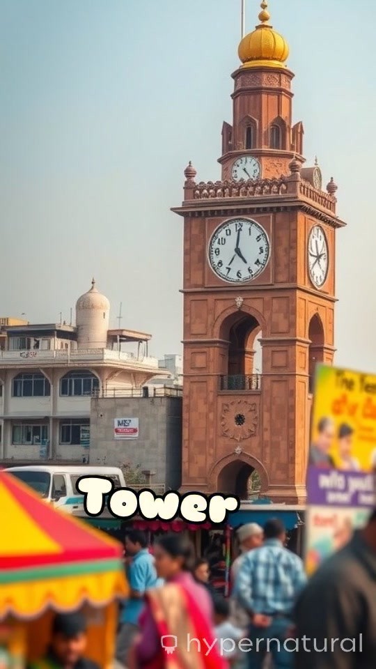 Chinese Girl in Faisalabad: Showcasing the Beauty of the Clock Tower