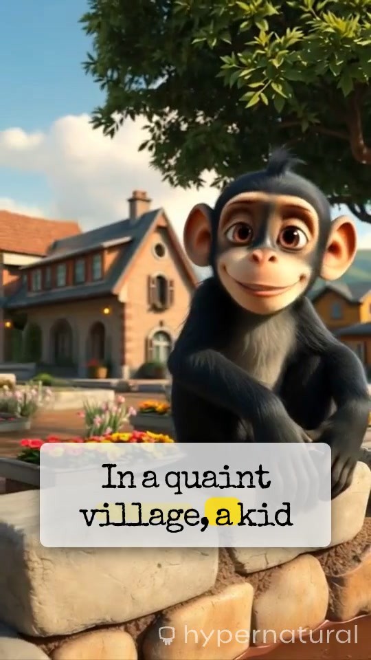 A Kid Enjoys Ice Cream in a Muddy Village