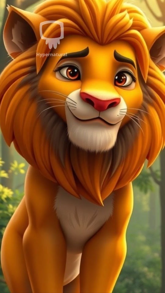 The Brave Little Lion and the Missing Sun