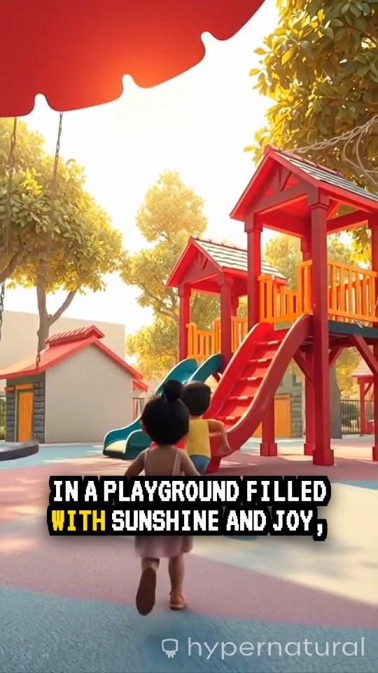 Playful Panda in a Colorful Playground
