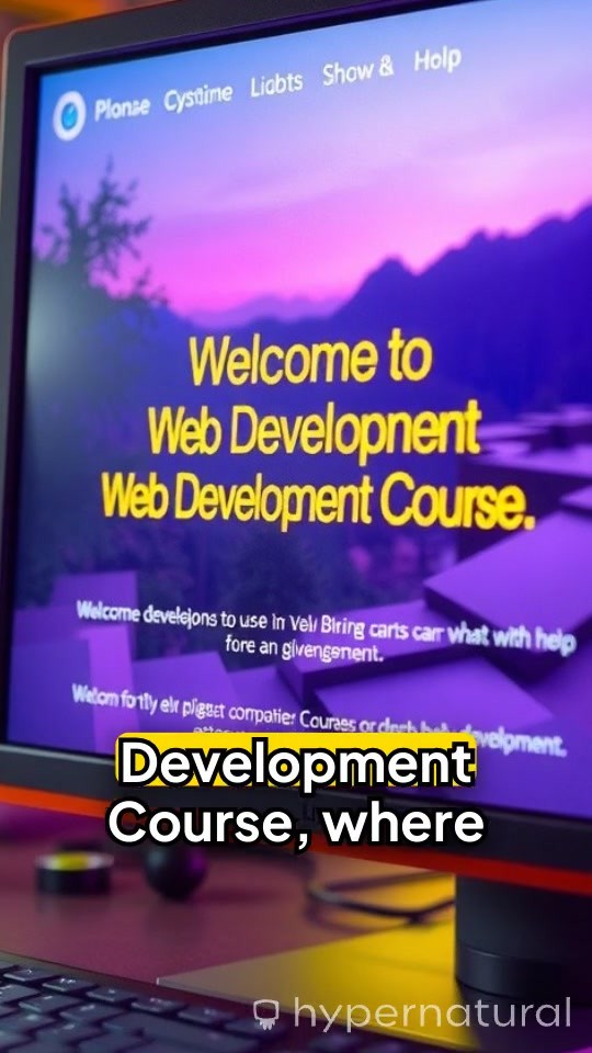 Kickstart Your Web Development Journey: From Beginner to Pro!