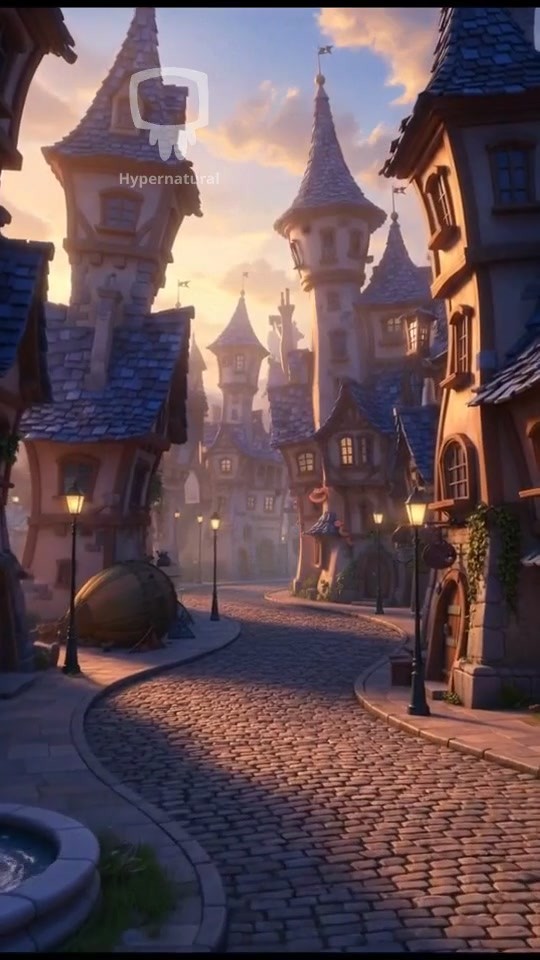 Children Play in the Rainy Neighborhood