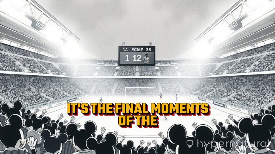 Mickey's Winning Goal in the Final Moments
