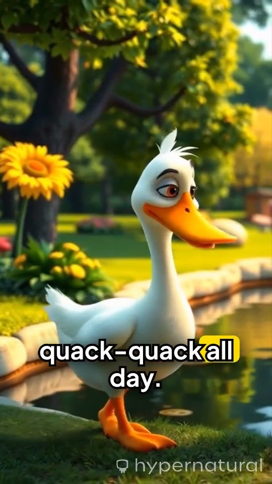 Baby Duck Waddles and Flaps!