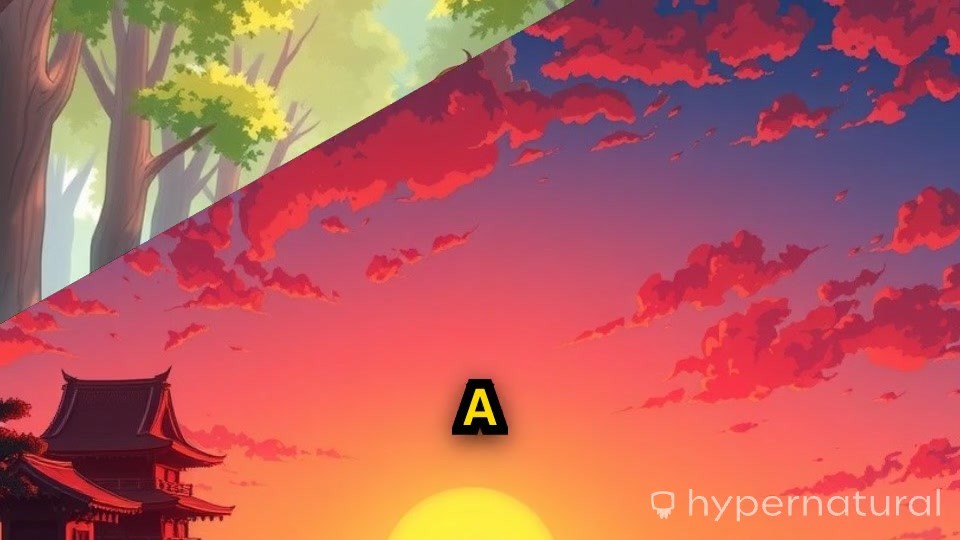 calm sunset journey