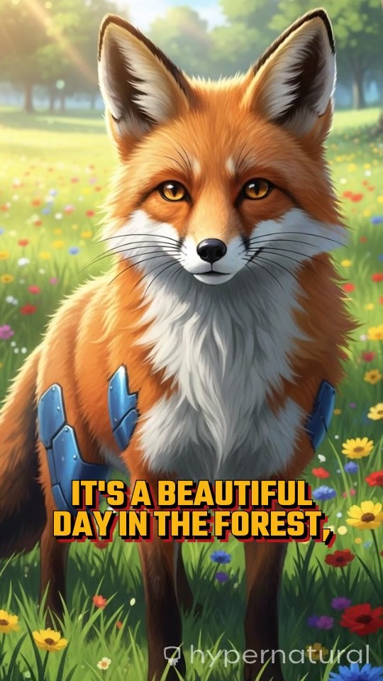 Funny Fox Duo: Male and Female Antics