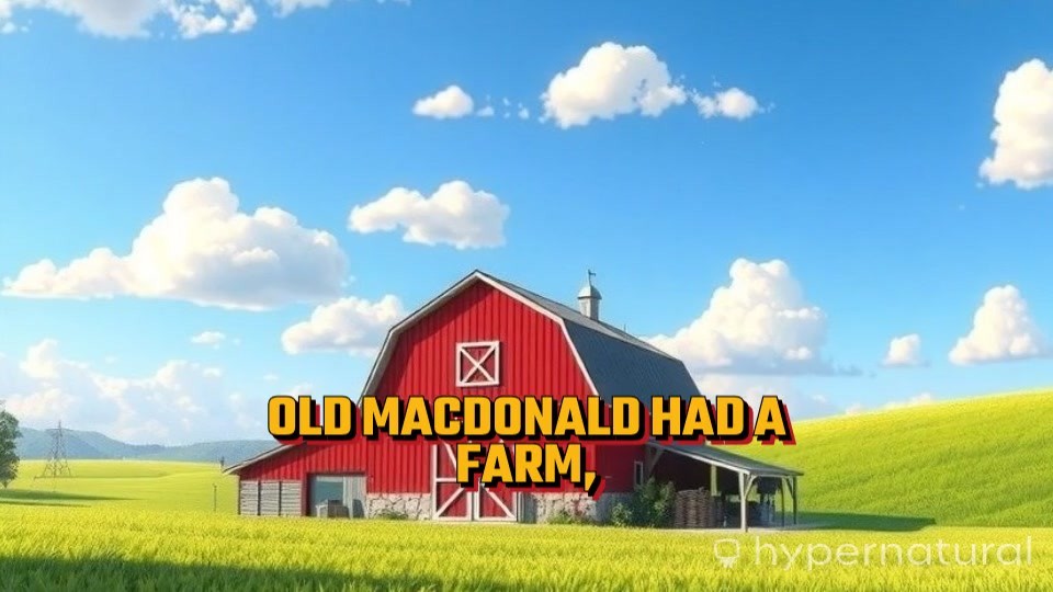 Happy Farm Animals Nursery Rhyme