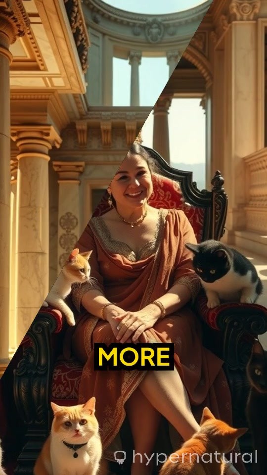 Queen Ella's Purr-fect Reign: The Rise of Cats in the Court