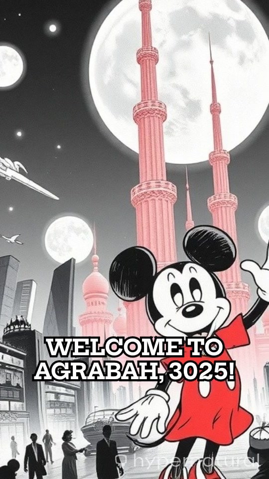 Disney Characters in 3025: A Futuristic Adventure