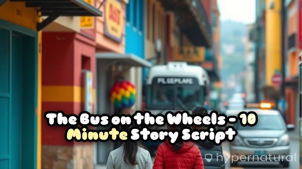 Benny the Adventurous Bus: A Playful Journey!