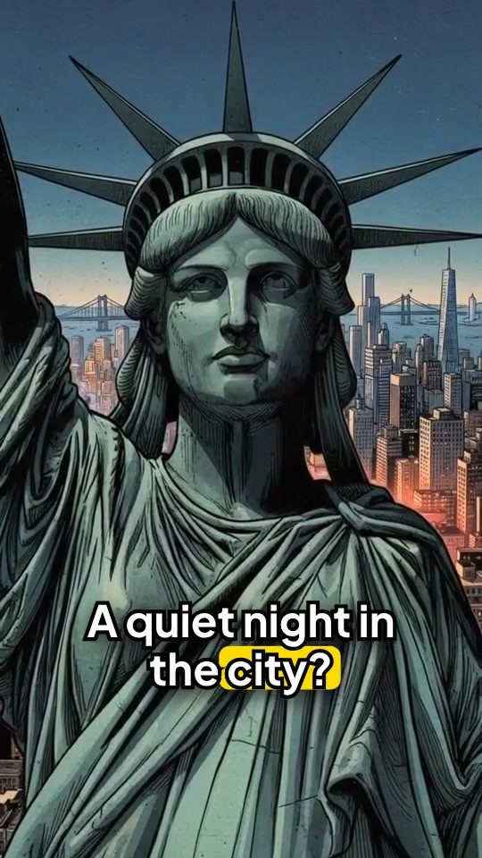 Statue of Liberty: Superhero vs. Robbers at MoMA!