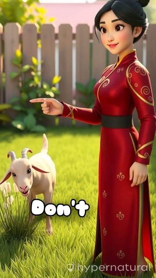 Goat's Clever Invitation