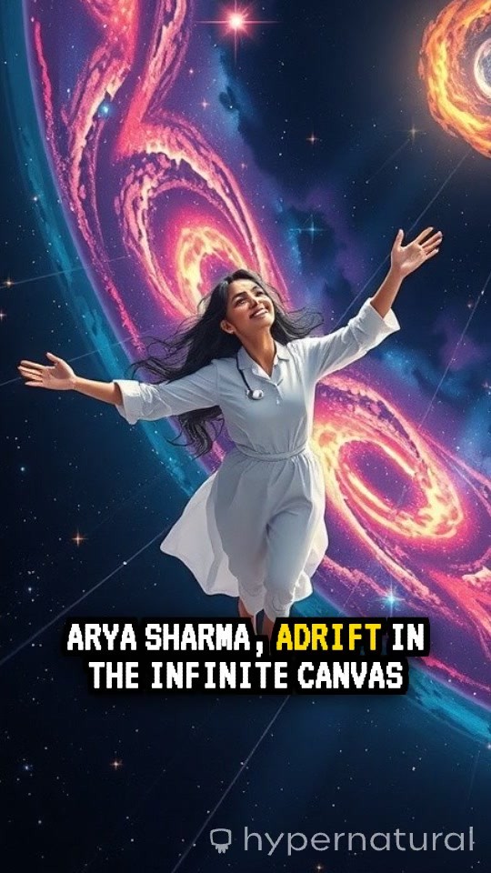 Lone Astronaut in Epic Cosmic Serenity