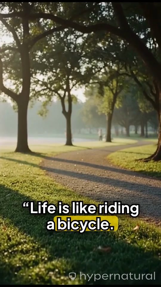 Keep Moving for Balance in Life