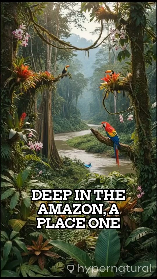 One Man's Confidence in the Amazon with Lions