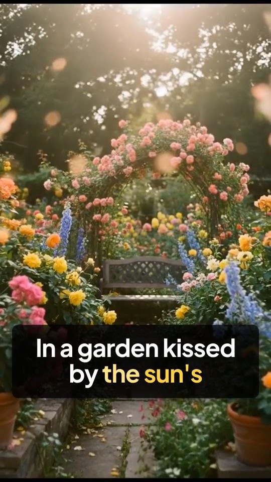 Joyful Strawberry Dance in a Magical Garden