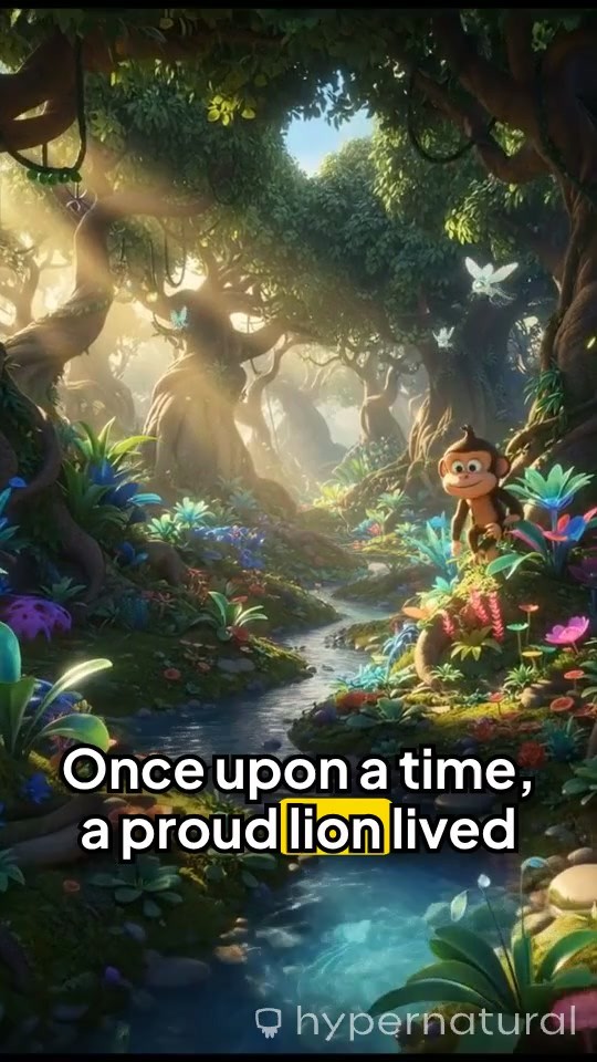 The Clever Monkey and the Proud Lion