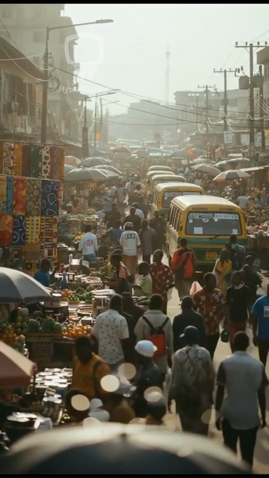 Ghanaian Women Selling Food in the Market