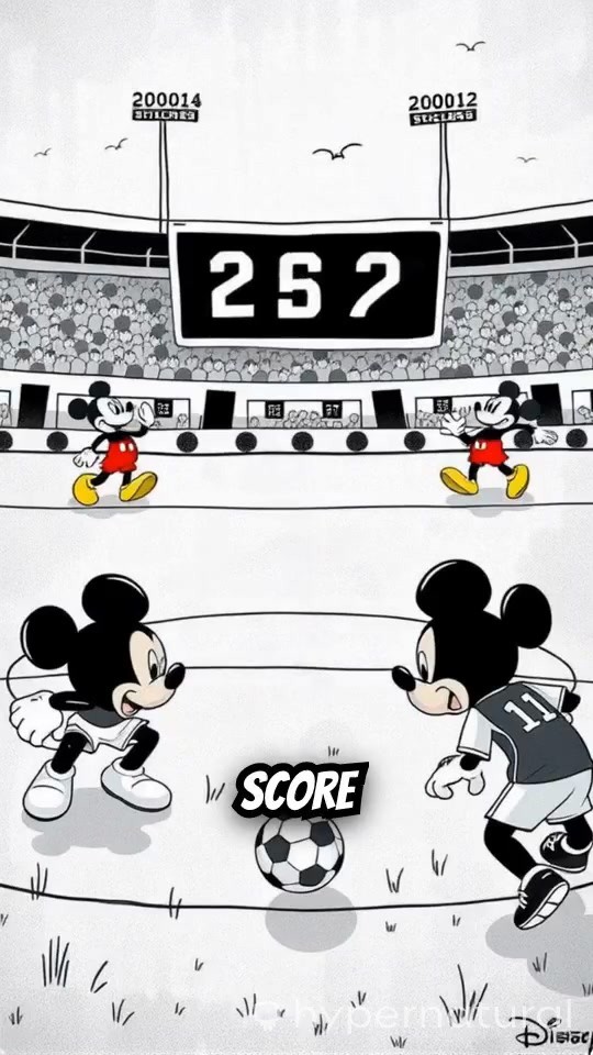 Mickey's Last-Minute Goal Triumphs Team