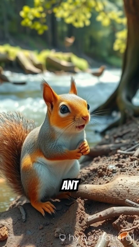 A Bird's Brave Rescue of an Ant