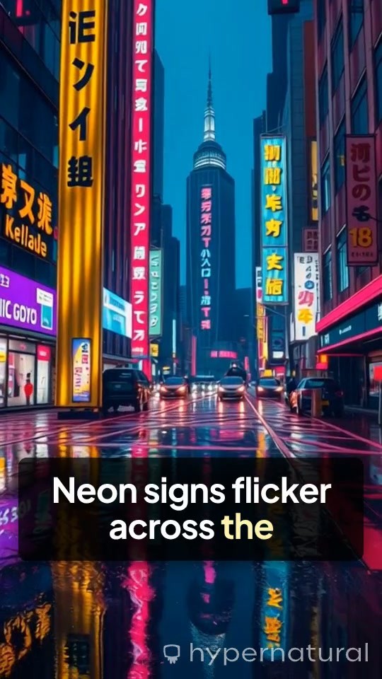 Neon Shadows: A Bladerunner Tale