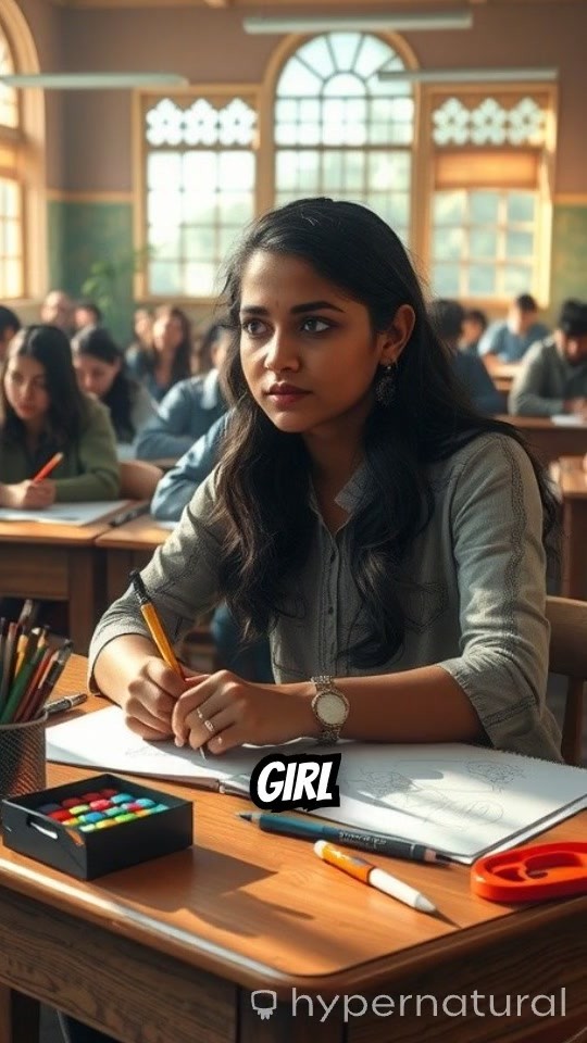 The Magical Door in Mara's Pencil Case