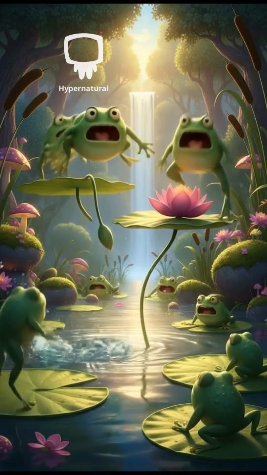 Witness the Miracle of Frog Life Underwater!