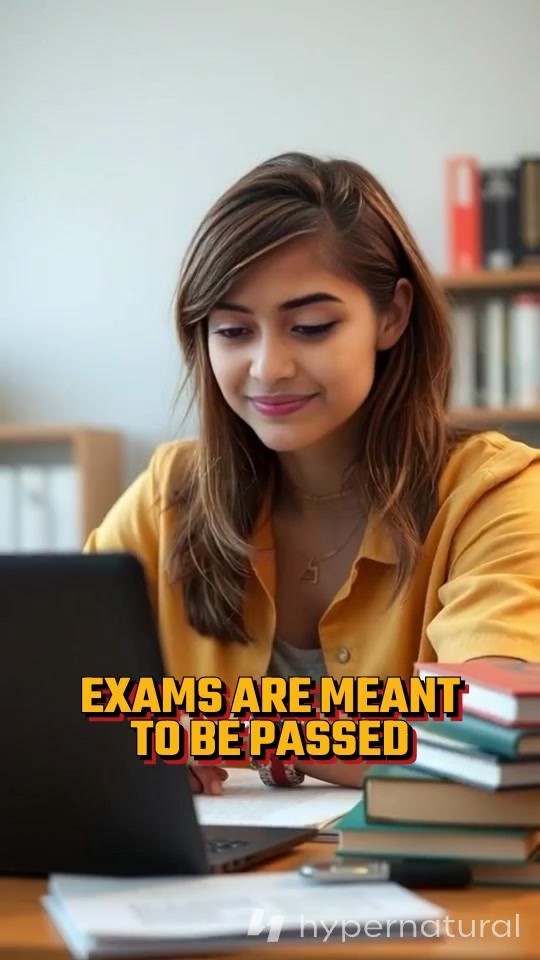 Exams Are Meant to Be Passed