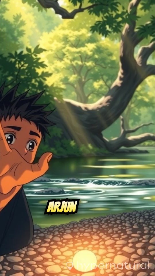 The Boy and the Glowing Stone: A Wish for Rain