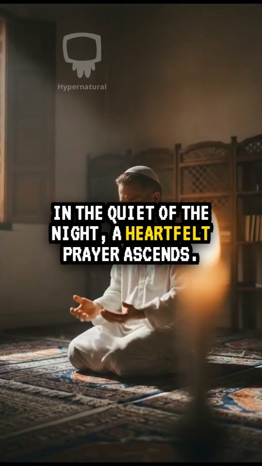 Man Praying with Tears for All Muslims