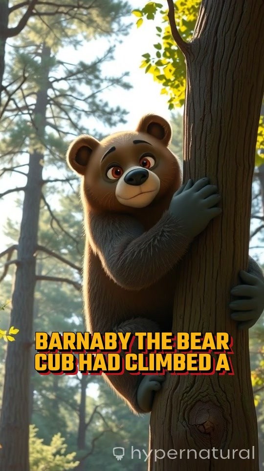 A Bear Stuck in a Tree