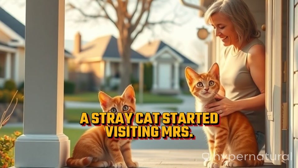 The Old Lady and the Stray Cat