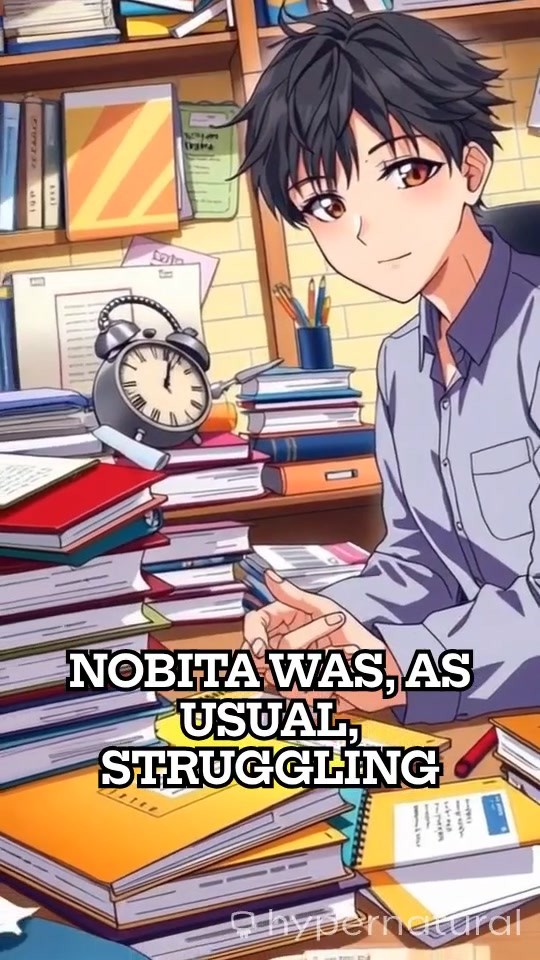 Doraemon's Homework Helps Nobita