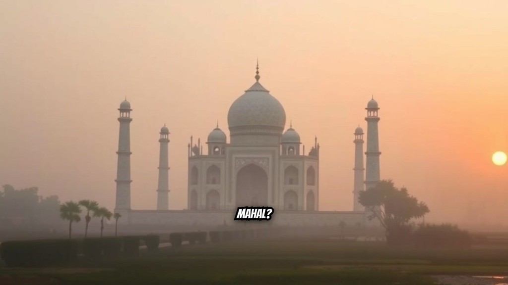 The Love Story of the Taj Mahal