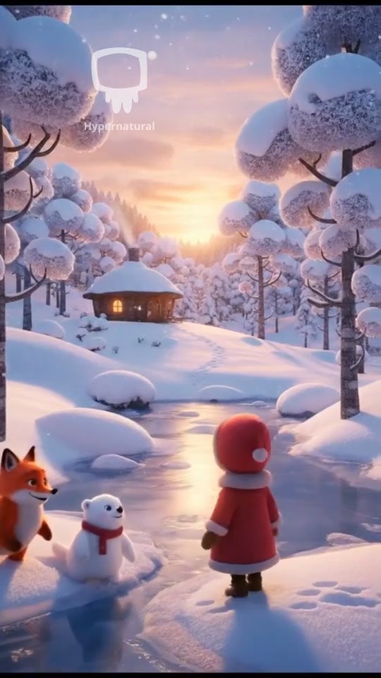 Dreaming in Snow: Lions' Winter Slumber