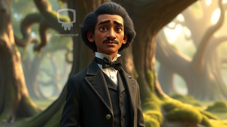 A Man Climbing a Tree