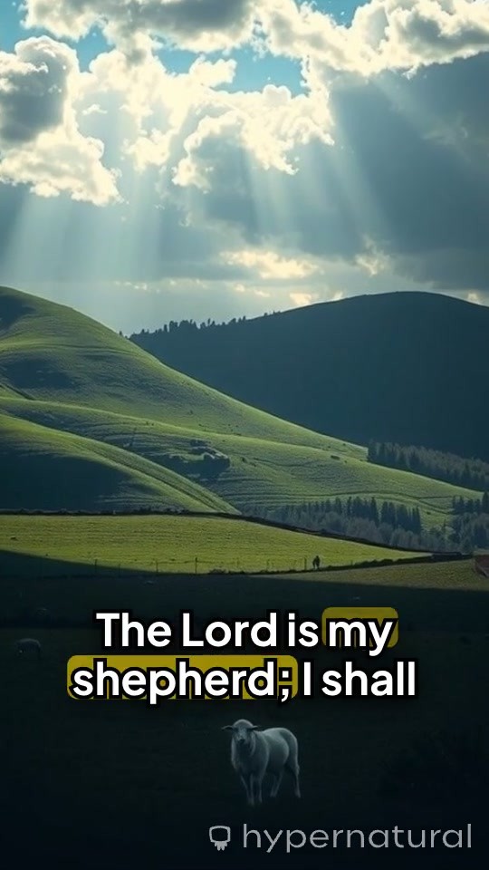 The Lord is My Shepherd - Psalms 23:1