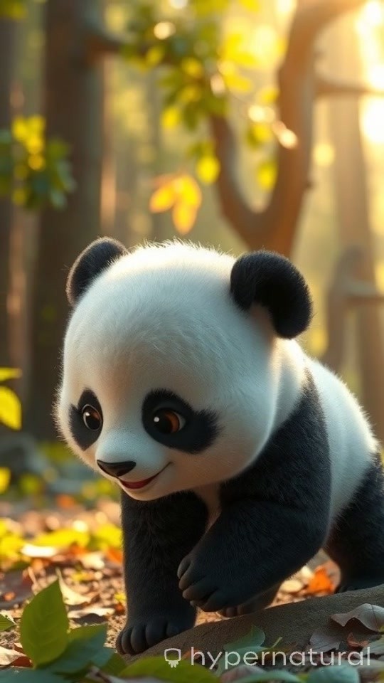 Baby Panda Plays with Friends in the Jungle (copy)