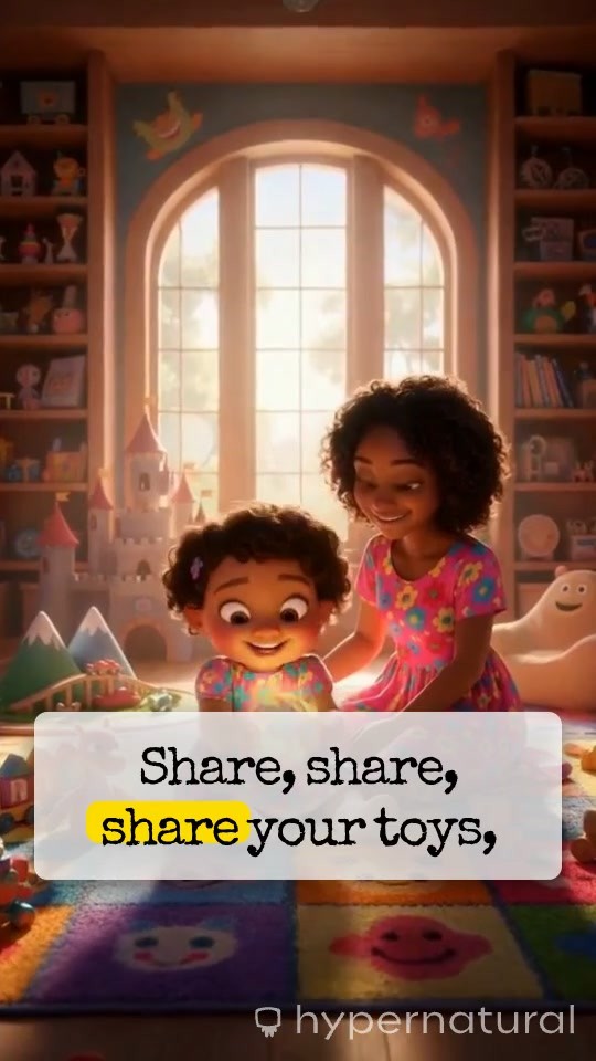 Sharing is Caring - A Fun Nursery Rhyme