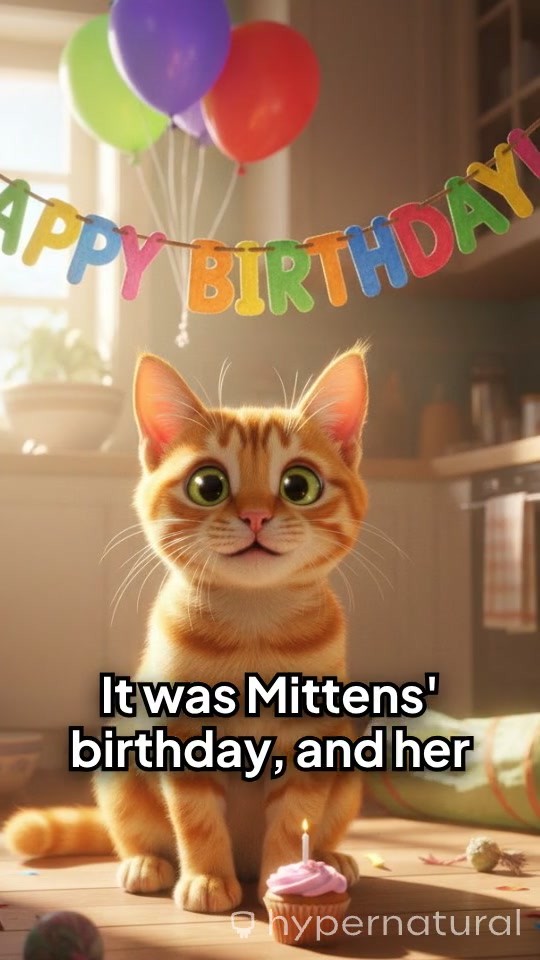 Cat's Birthday Surprise Cartoon